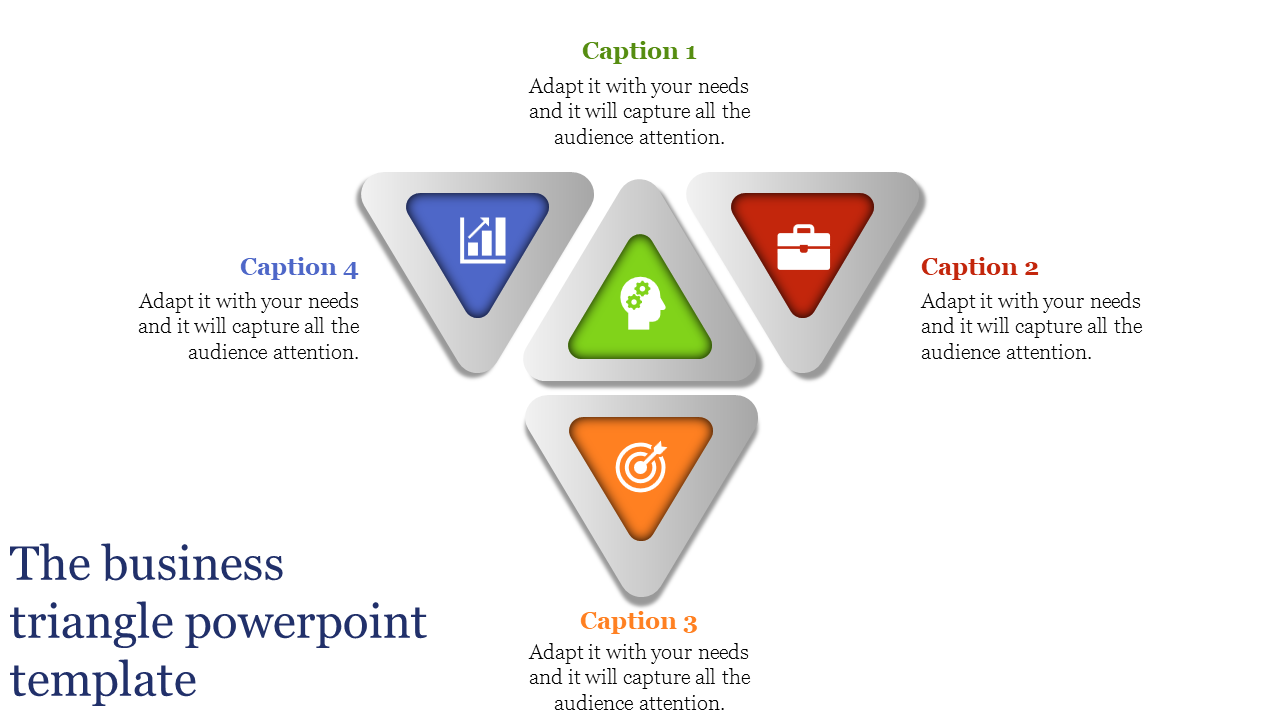 triangle powerpoint template-The business triangle powerpoint template